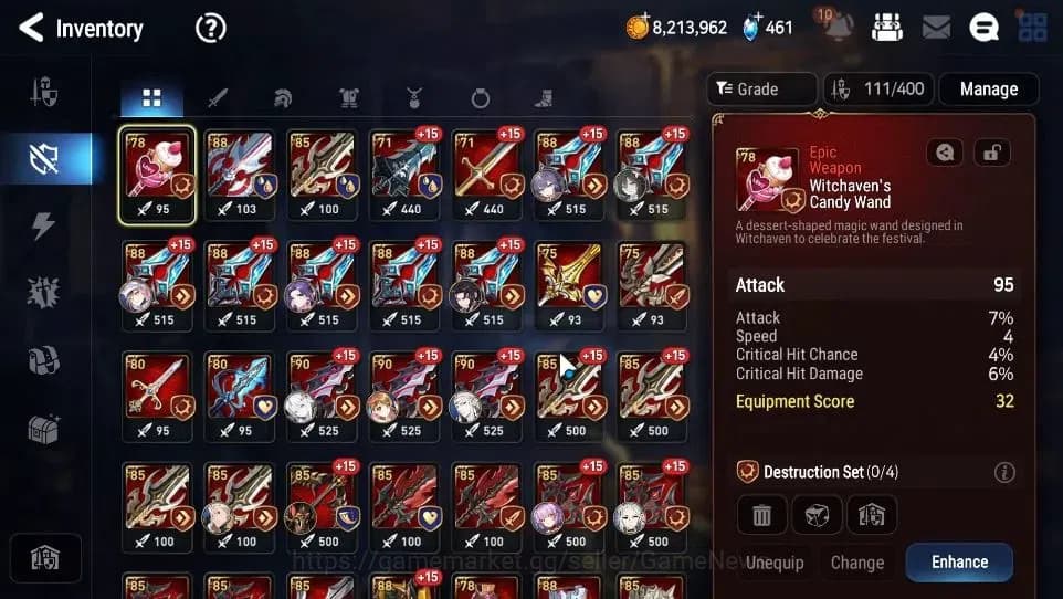 Epic Seven Accounts GLOBAL Unverif|10 ML(Notos,Salome,NM Luna,Zio,Etc) image 16