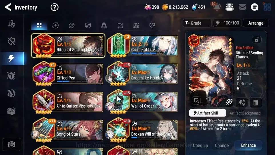 Epic Seven Accounts GLOBAL Unverif|10 ML(Notos,Salome,NM Luna,Zio,Etc) image 17