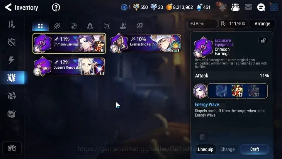 Epic Seven Accounts GLOBAL Unverif|10 ML(Notos,Salome,NM Luna,Zio,Etc) image 18