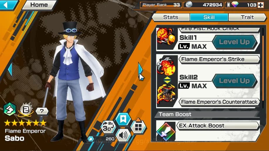 One Piece Bounty Rush Accounts Global | 4EX | Rank 33 | Okuchi Yamato, Roronoa Zo image 5