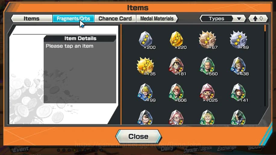 One Piece Bounty Rush Accounts Global | 4EX | Rank 33 | Okuchi Yamato, Roronoa Zo image 8