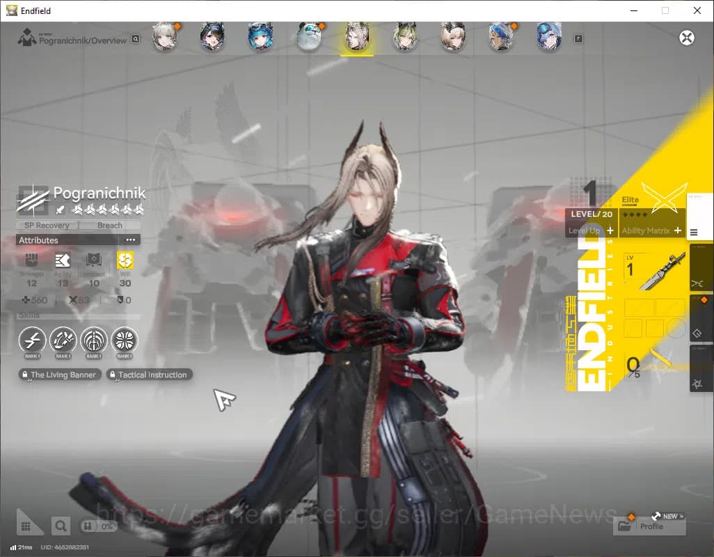Arknights: Endfield Accounts ASIA|Lv53|8SSR(4Limited)+11(*6WP)|(Laevatain,Yvone image 8