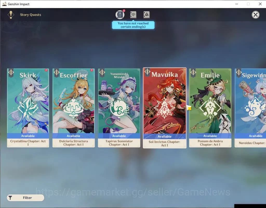 Genshin Impact Accounts ASIA|AR 59|15 Limited+6(*5Weapon)|(Furina,HutaoC1, image 14