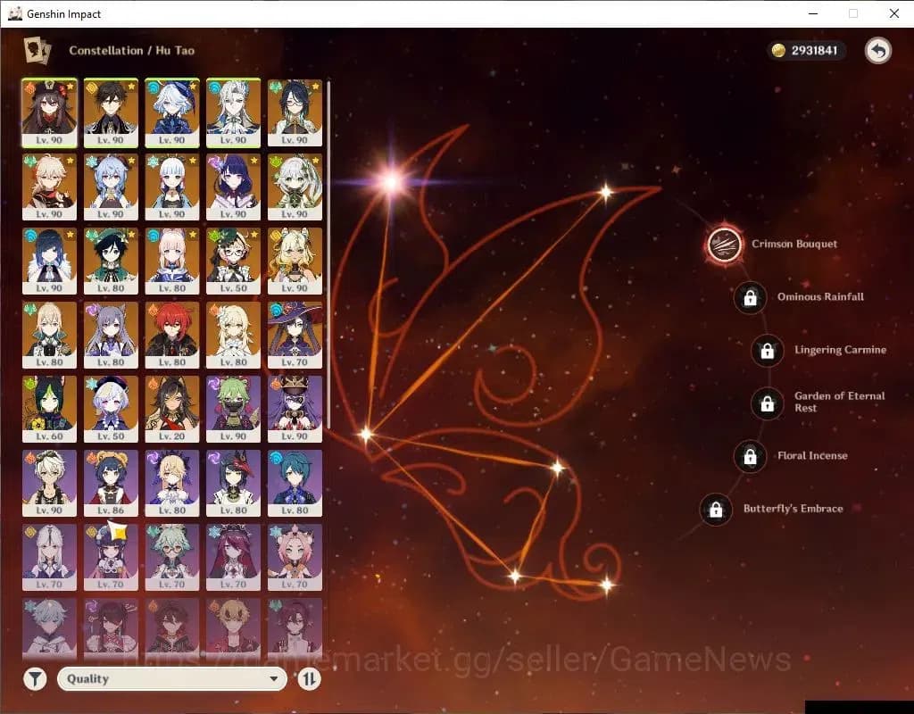 Genshin Impact Accounts ASIA|AR 59|15 Limited+6(*5Weapon)|(Furina,HutaoC1, image 4