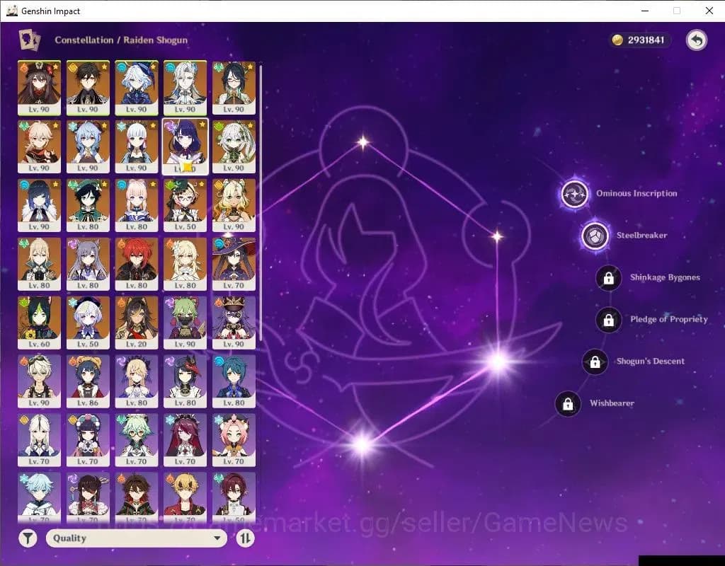 Genshin Impact Accounts ASIA|AR 59|15 Limited+6(*5Weapon)|(Furina,HutaoC1, image 5