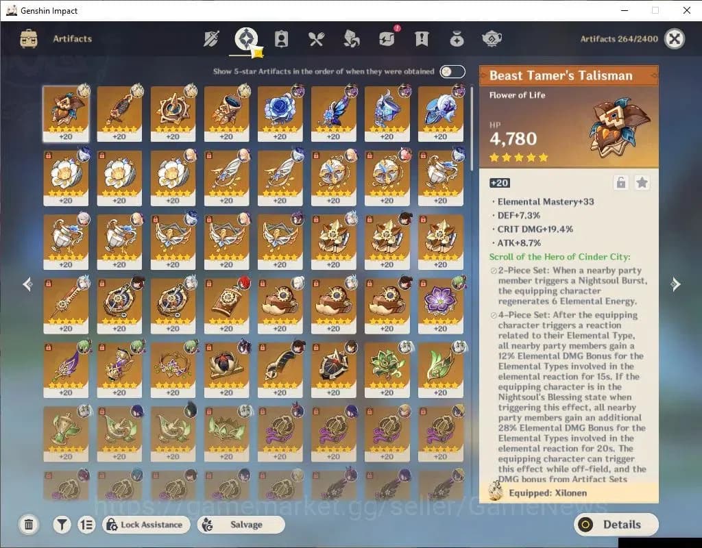 Genshin Impact Accounts ASIA|AR 59|15 Limited+6(*5Weapon)|(Furina,HutaoC1, image 8