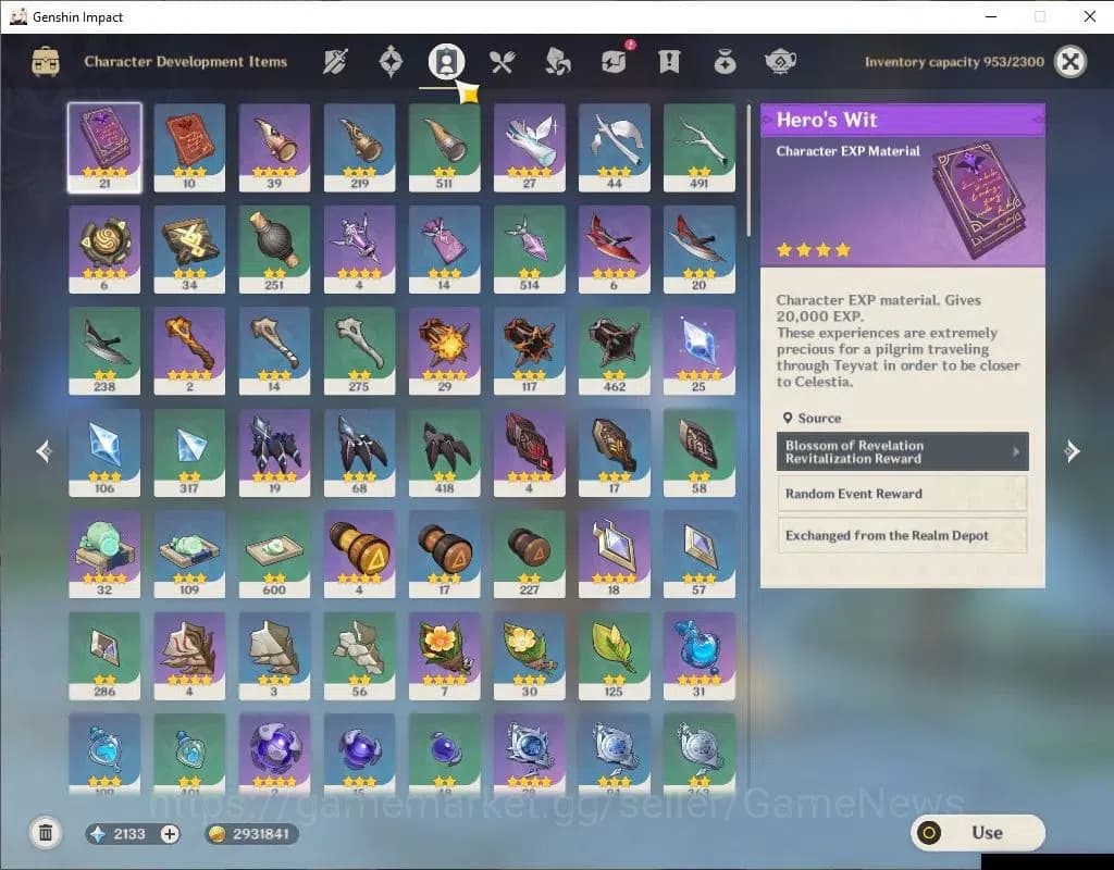 Genshin Impact Accounts ASIA|AR 59|15 Limited+6(*5Weapon)|(Furina,HutaoC1, image 9