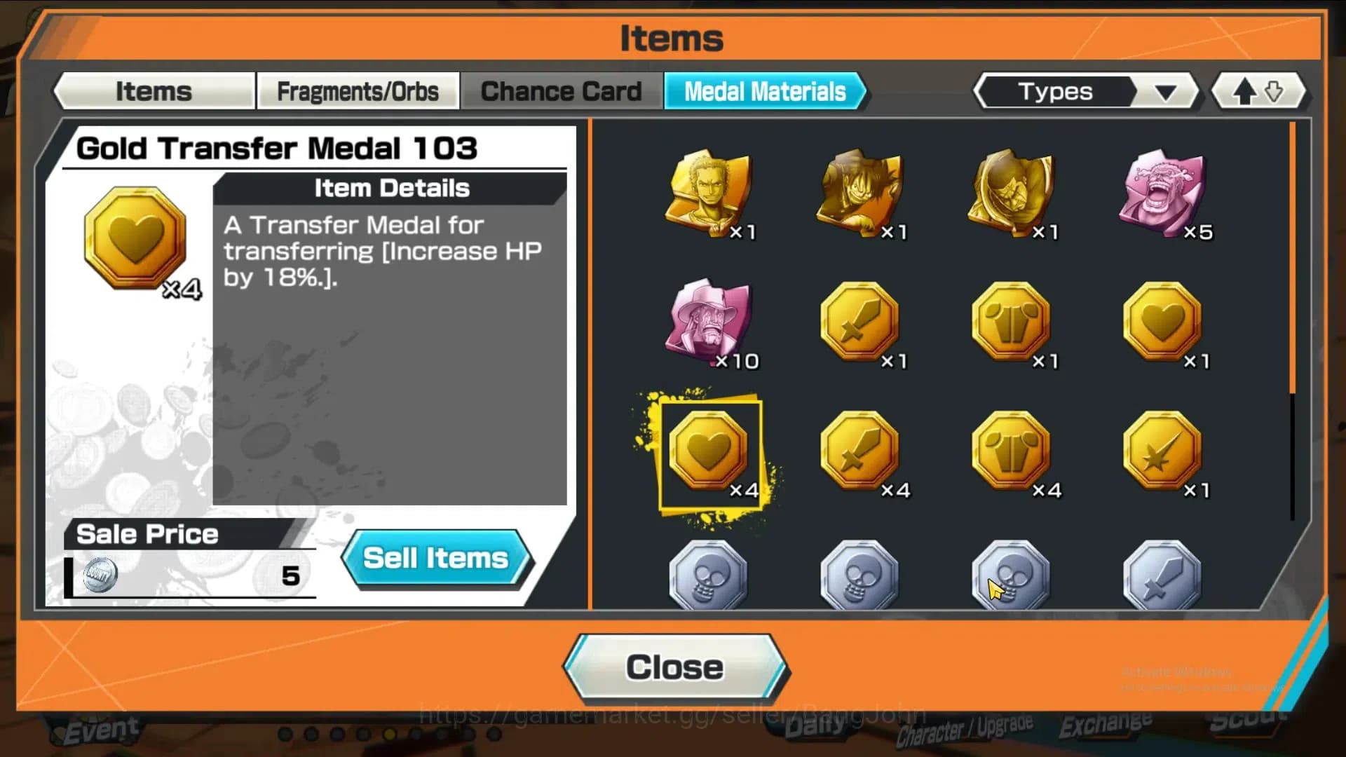 One Piece Bounty Rush Accounts GLOBAL|GF 486|4Ex|St Nusjuro,T4E Luffy,DD Shanks, image 1