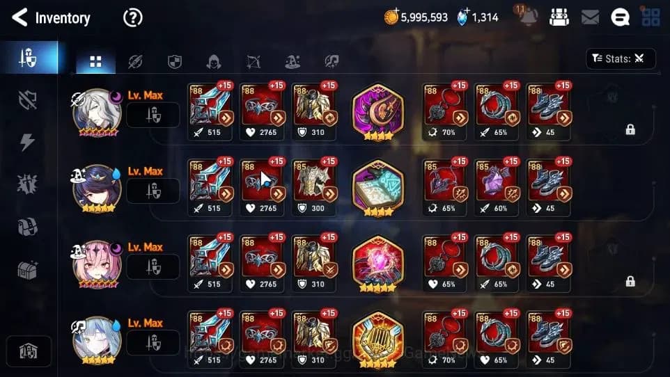 Epic Seven Accounts GLOBAL Unverif|New Era|4 ML(TM Luluca,Straze,FL Li image 13
