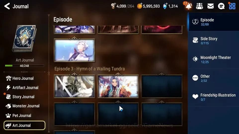 Epic Seven Accounts GLOBAL Unverif|New Era|4 ML(TM Luluca,Straze,FL Li image 20