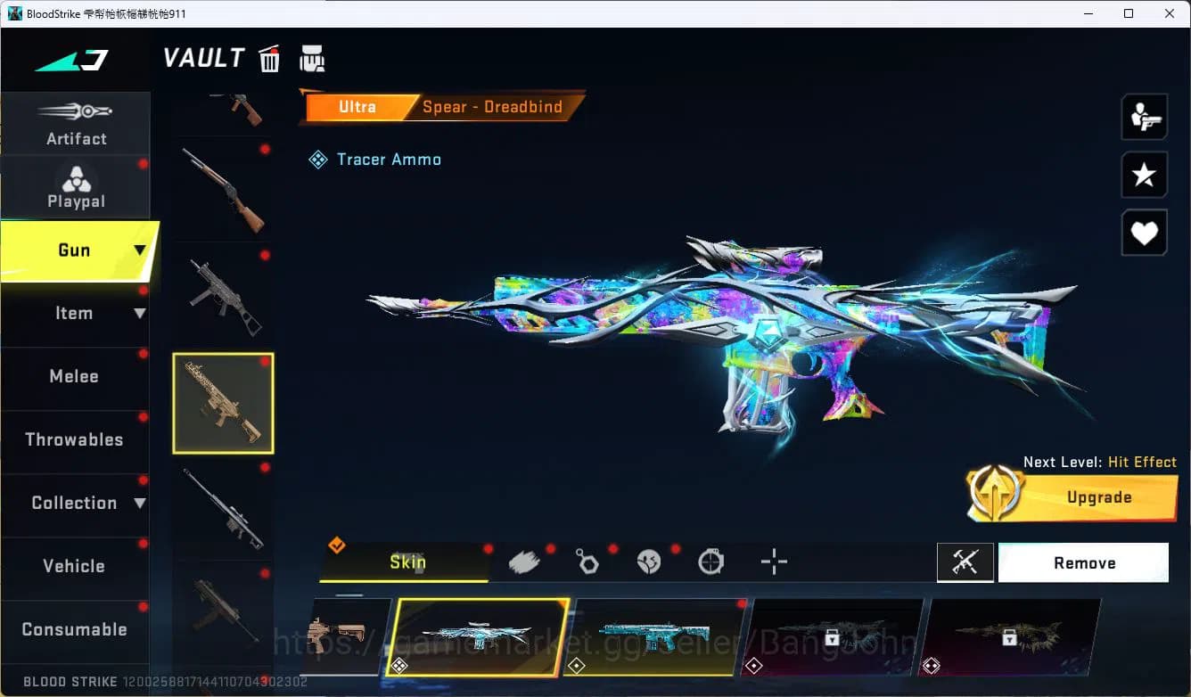 Blood Strike Accounts ASIA|COLLAB=KAR98K,AK47|LIMITED=P7,AR97,|ULTRA=M4A image 11