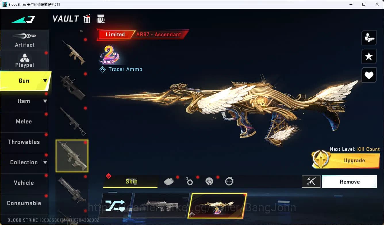 Blood Strike Accounts ASIA|COLLAB=KAR98K,AK47|LIMITED=P7,AR97,|ULTRA=M4A image 17