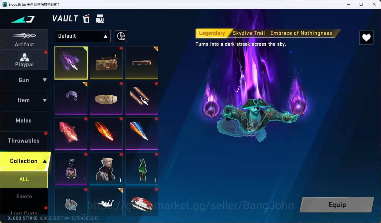 Blood Strike Accounts ASIA|COLLAB=KAR98K,AK47|LIMITED=P7,AR97,|ULTRA=M4A image 6