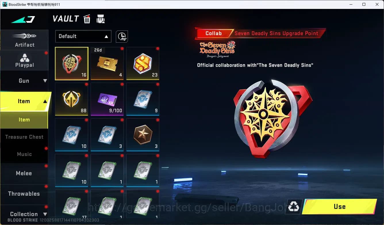 Blood Strike Accounts ASIA|COLLAB=KAR98K,AK47|LIMITED=P7,AR97,|ULTRA=M4A image 8