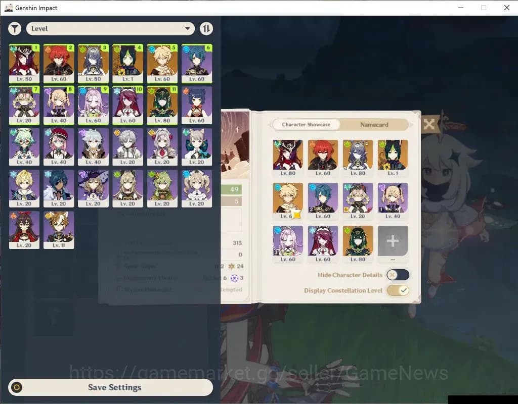 Genshin Impact Accounts ASIA|AR49|3Limited+1(*5Weapon)|Nefer,Lauma,Chasca| image 1