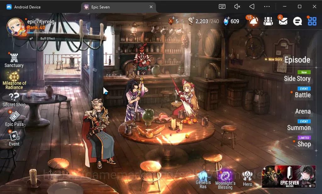 Epic Seven Accounts GLOBAL Unverif|7 ML(NM Luna,Straze,TE Kayron,Etc)+ image 1