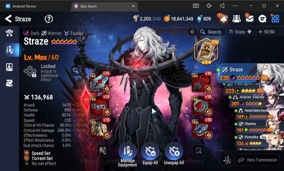 Epic Seven Accounts GLOBAL Unverif|7 ML(NM Luna,Straze,TE Kayron,Etc)+ image 4