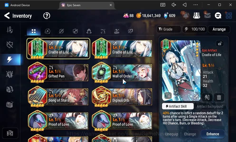 Epic Seven Accounts GLOBAL Unverif|7 ML(NM Luna,Straze,TE Kayron,Etc)+ image 7
