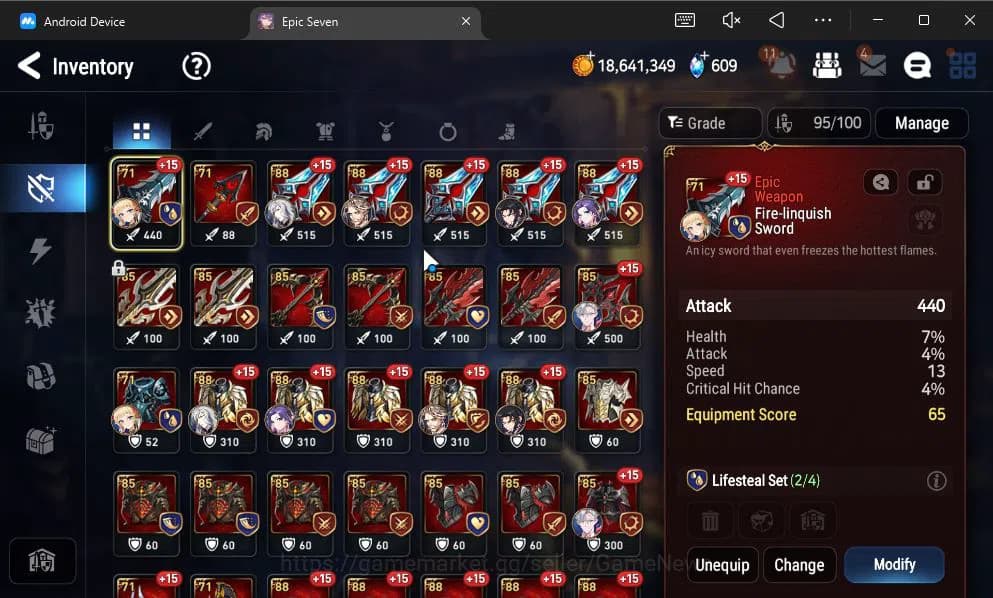 Epic Seven Accounts GLOBAL Unverif|7 ML(NM Luna,Straze,TE Kayron,Etc)+ image 8