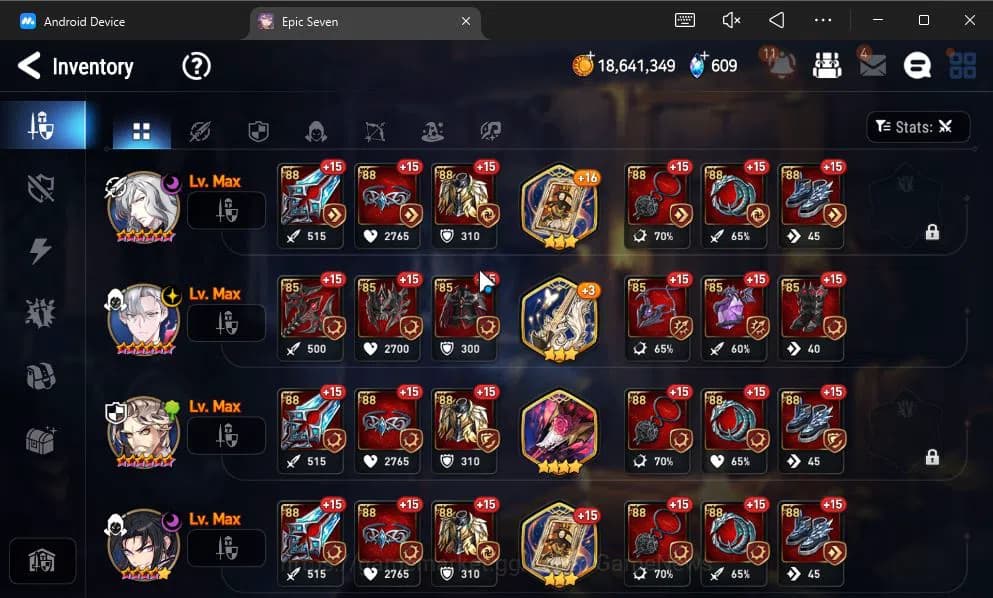 Epic Seven Accounts GLOBAL Unverif|7 ML(NM Luna,Straze,TE Kayron,Etc)+ image 9