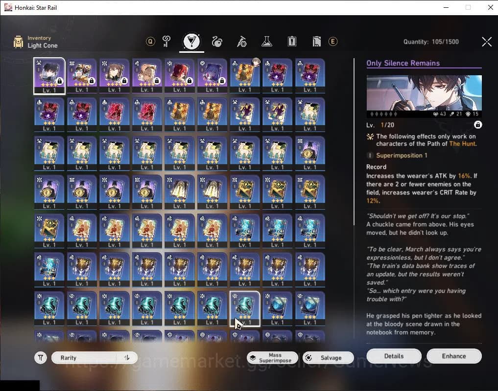 Honkai Star Rail Accounts ASIA|TL 4|Selector B5 ON+2 Golden Companion Spirit image 8