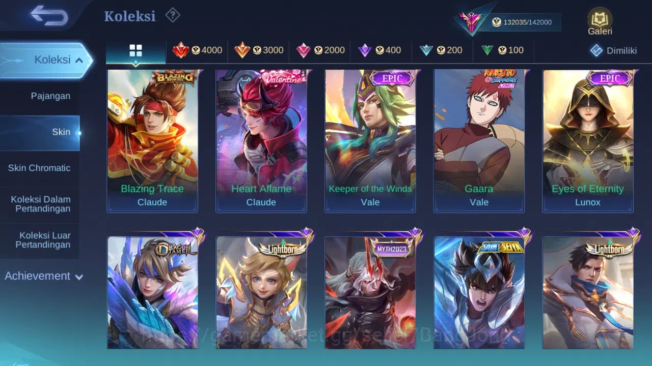 Mobile Legends: Bang Bang Accounts GLOBAL Hero 132 Skin 372 Legend Freya | 11.11 Haya image 11