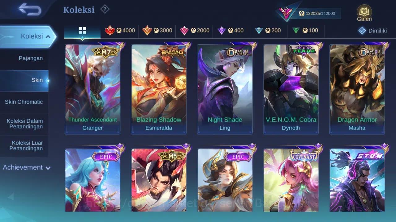Mobile Legends: Bang Bang Accounts GLOBAL Hero 132 Skin 372 Legend Freya | 11.11 Haya image 12
