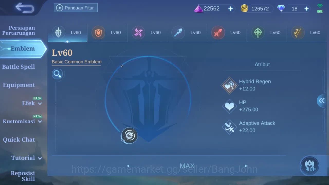 Mobile Legends: Bang Bang Accounts GLOBAL Hero 132 Skin 372 Legend Freya | 11.11 Haya image 15