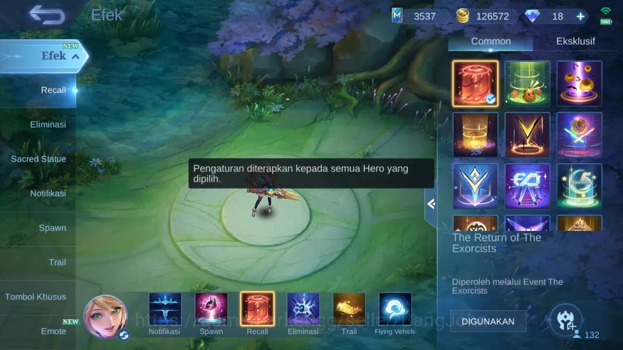 Mobile Legends: Bang Bang Accounts GLOBAL Hero 132 Skin 372 Legend Freya | 11.11 Haya image 16