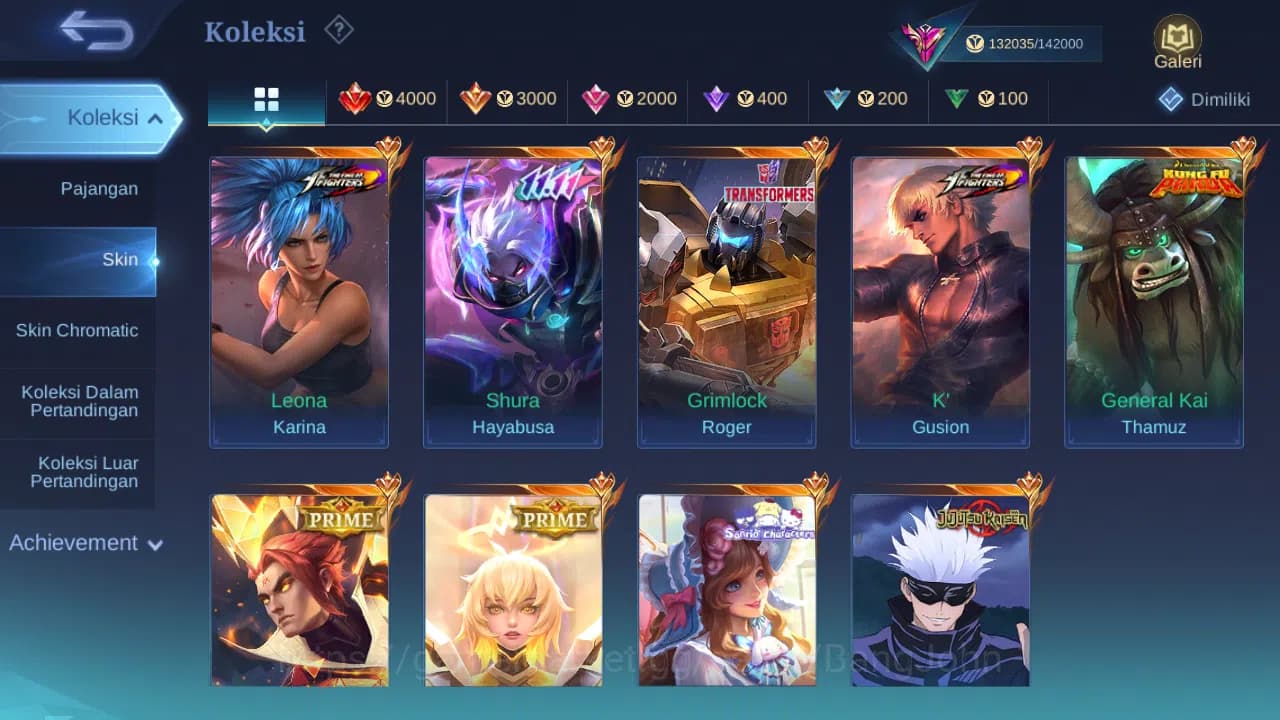Mobile Legends: Bang Bang Accounts GLOBAL Hero 132 Skin 372 Legend Freya | 11.11 Haya image 3