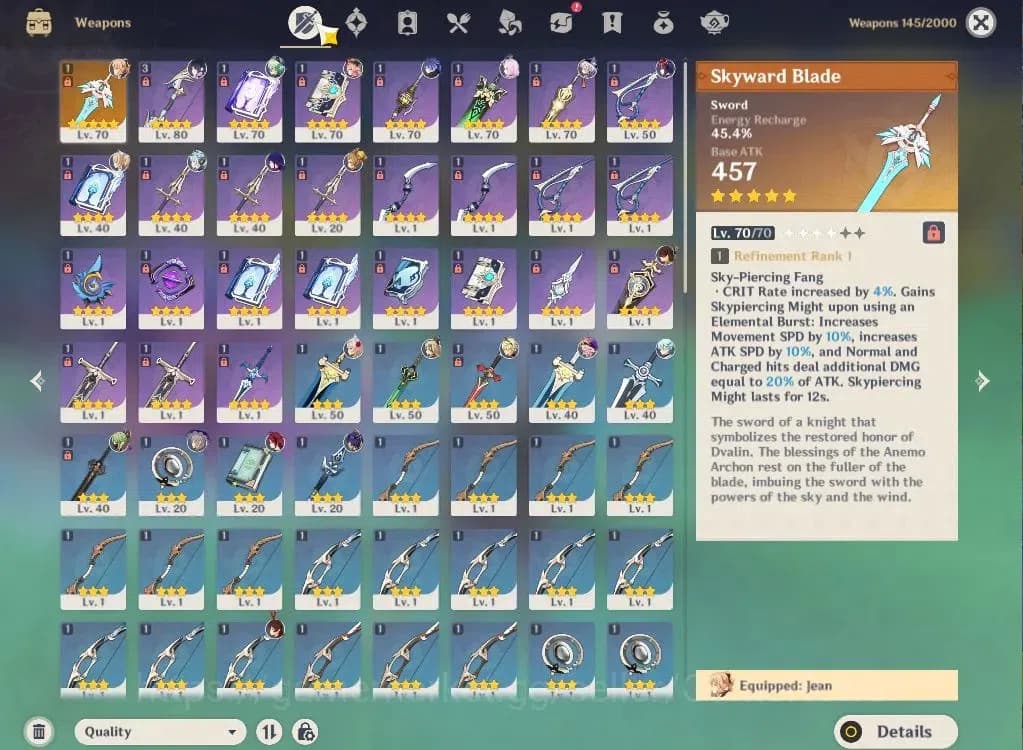 Genshin Impact Accounts ASIA|AR50|5Limited+1(*5Weapon)|SemiPreamTeam(Flins image 4