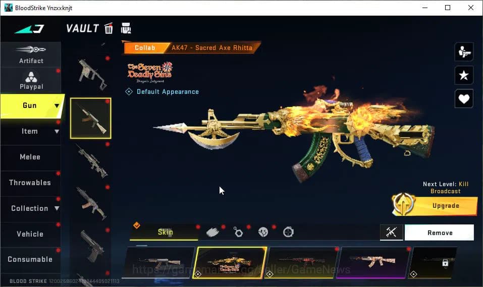 Blood Strike Accounts ASIA|ETERNAL ZERO-Oda|Collab 7DS[Elizabeth,Kar98k, image 14