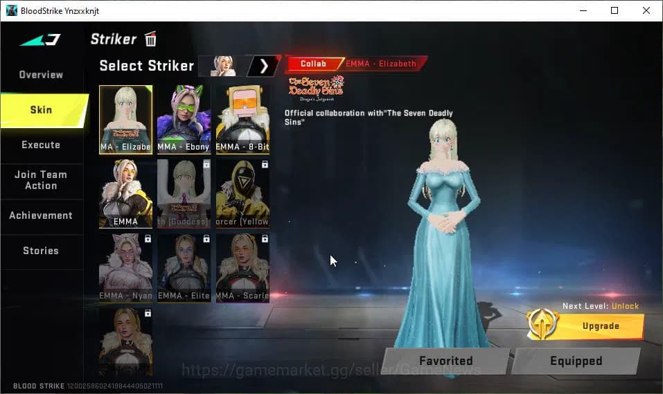 Blood Strike Accounts ASIA|ETERNAL ZERO-Oda|Collab 7DS[Elizabeth,Kar98k, image 19
