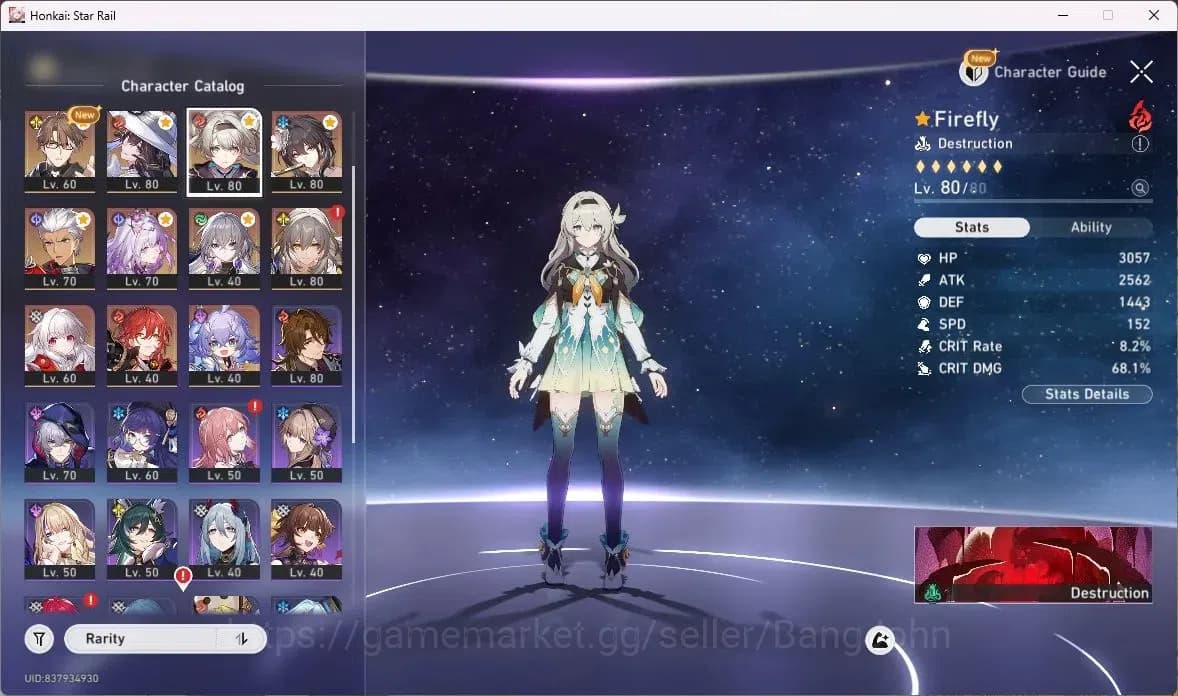 Honkai Star Rail Accounts ASIA | TL 66 | 10 LIMIT | ASHVEIL | SPARKLE | TRIB image 3