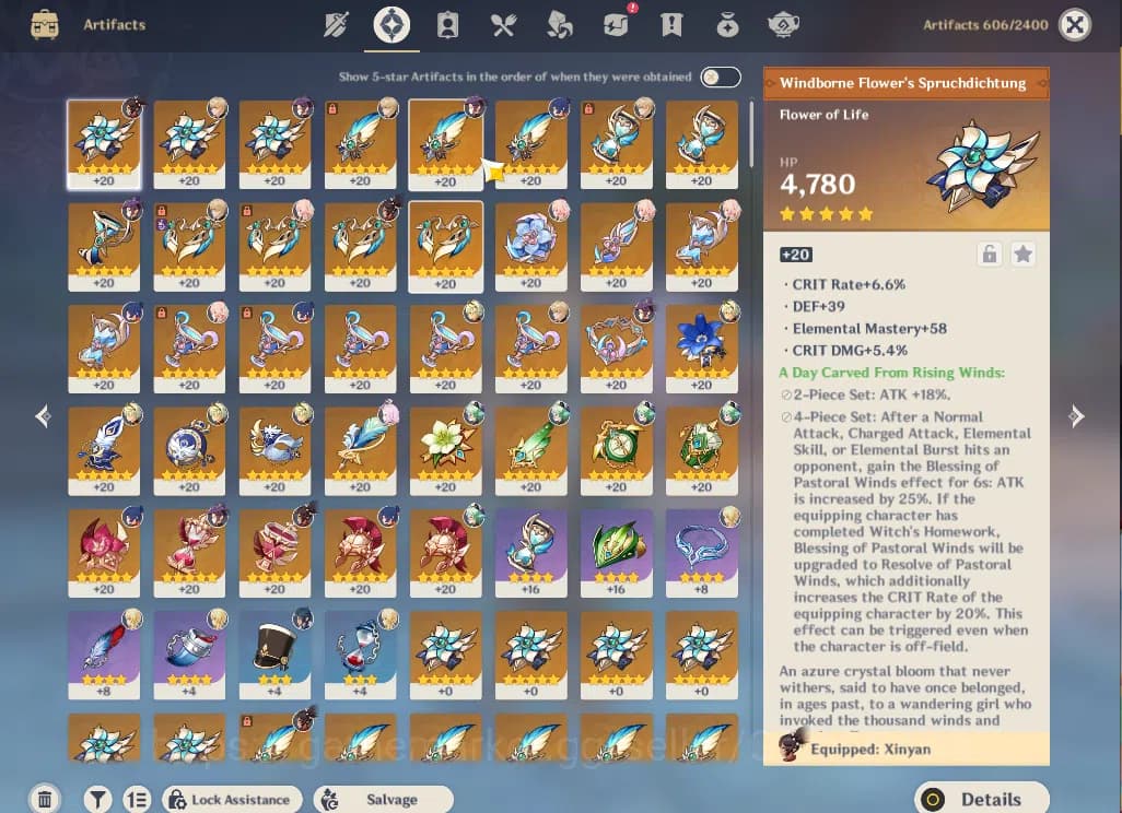 Genshin Impact Accounts ASIA|AR55|2 Limited+2(*5Weapon)|F2P Team VarkaC4+S image 7