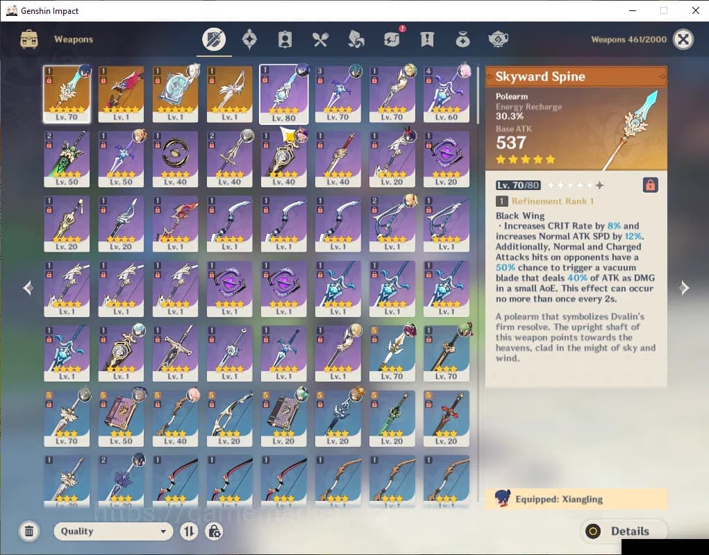 Genshin Impact Accounts ASIA|AR 50|3 Limited+4(*5Weapon)|Linnea,Flins,Alha image 11