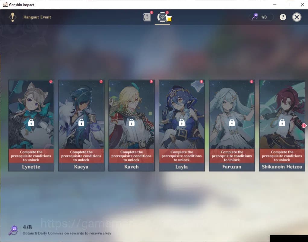 Genshin Impact Accounts ASIA|AR 50|3 Limited+4(*5Weapon)|Linnea,Flins,Alha image 3