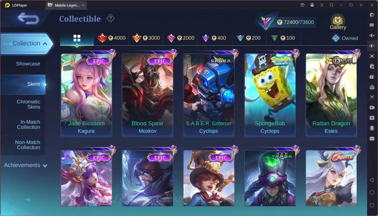 Mobile Legends: Bang Bang Accounts GLOBAL Hero 130 Skin 315|Kishin Angela|Aspirants G image 10