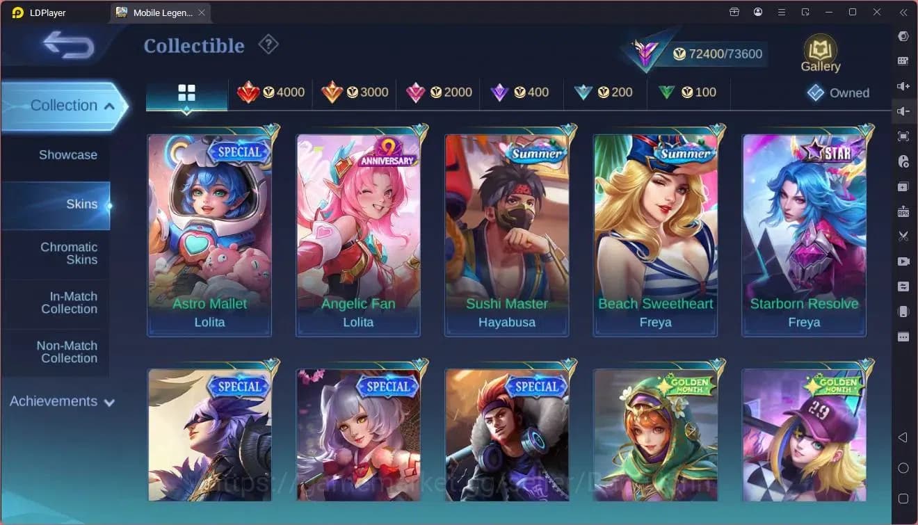 Mobile Legends: Bang Bang Accounts GLOBAL Hero 130 Skin 315|Kishin Angela|Aspirants G image 15
