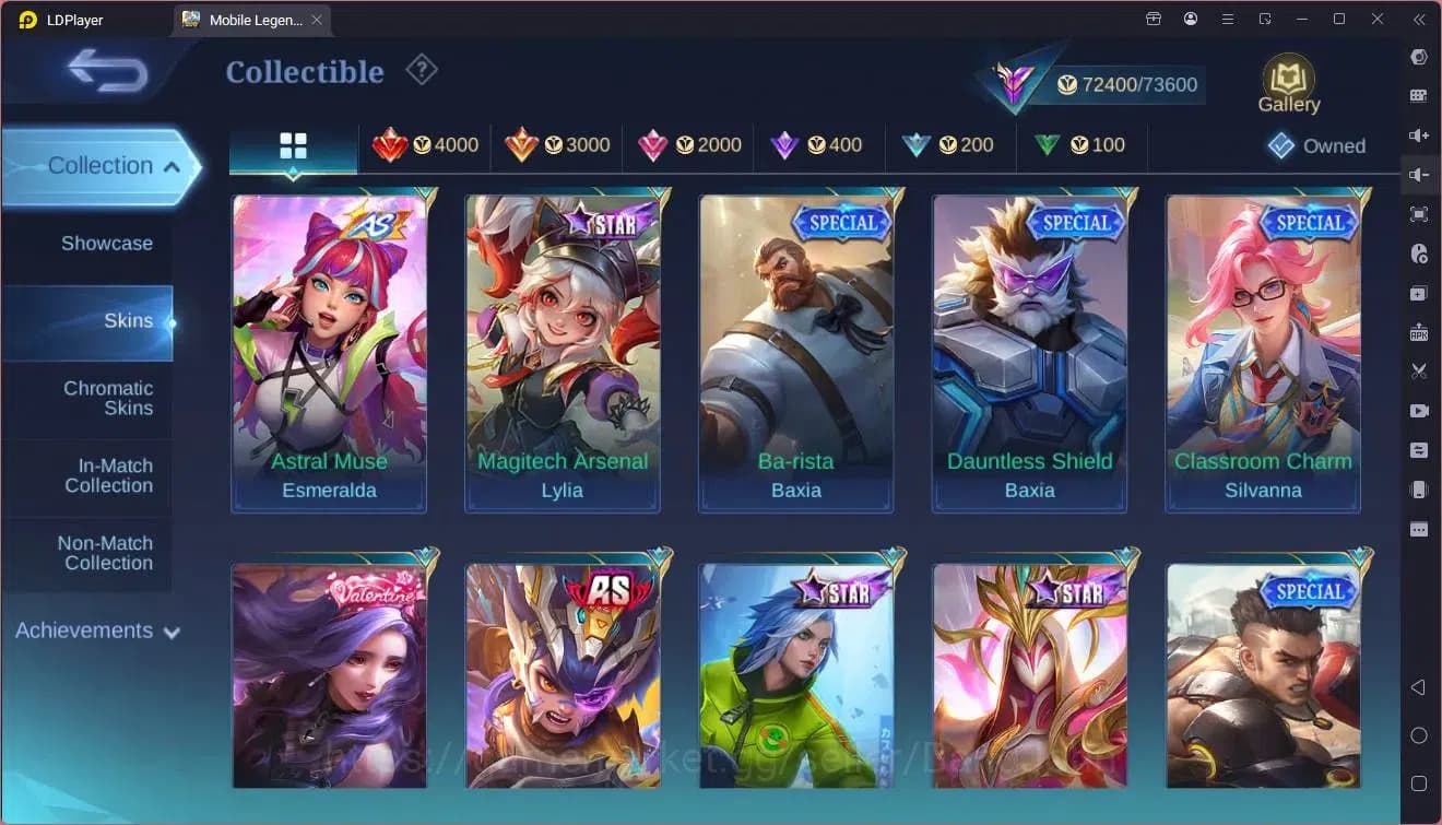 Mobile Legends: Bang Bang Accounts GLOBAL Hero 130 Skin 315|Kishin Angela|Aspirants G image 19