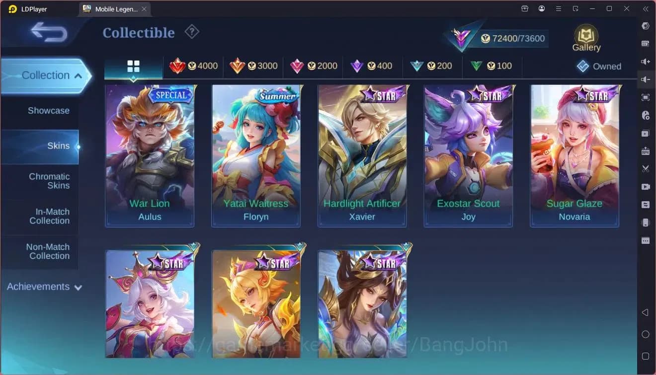 Mobile Legends: Bang Bang Accounts GLOBAL Hero 130 Skin 315|Kishin Angela|Aspirants G image 20