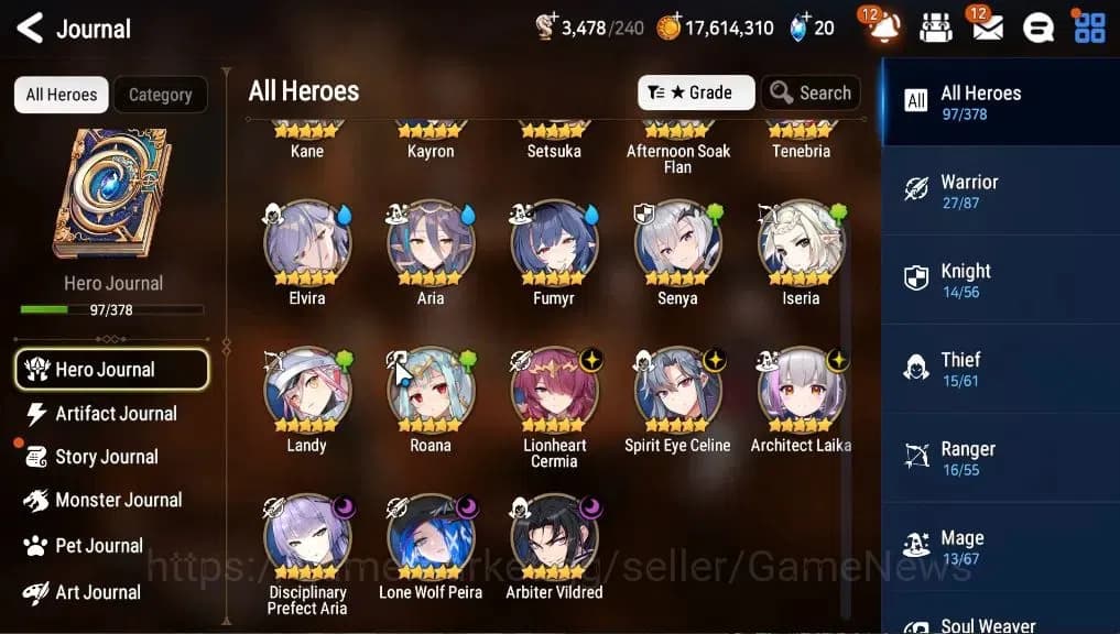 Epic Seven Accounts GLOBAL Unverif|6 ML [LW Peira, DP Aria, SE Celine, image 6