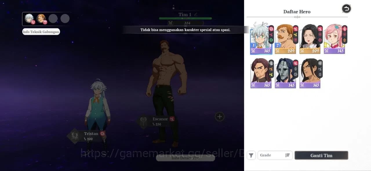 The Seven Deadly Sins: Origin Accounts NA West | Fresh Starter Lvl 2 |2 SSR| Escanor, Gui image 6