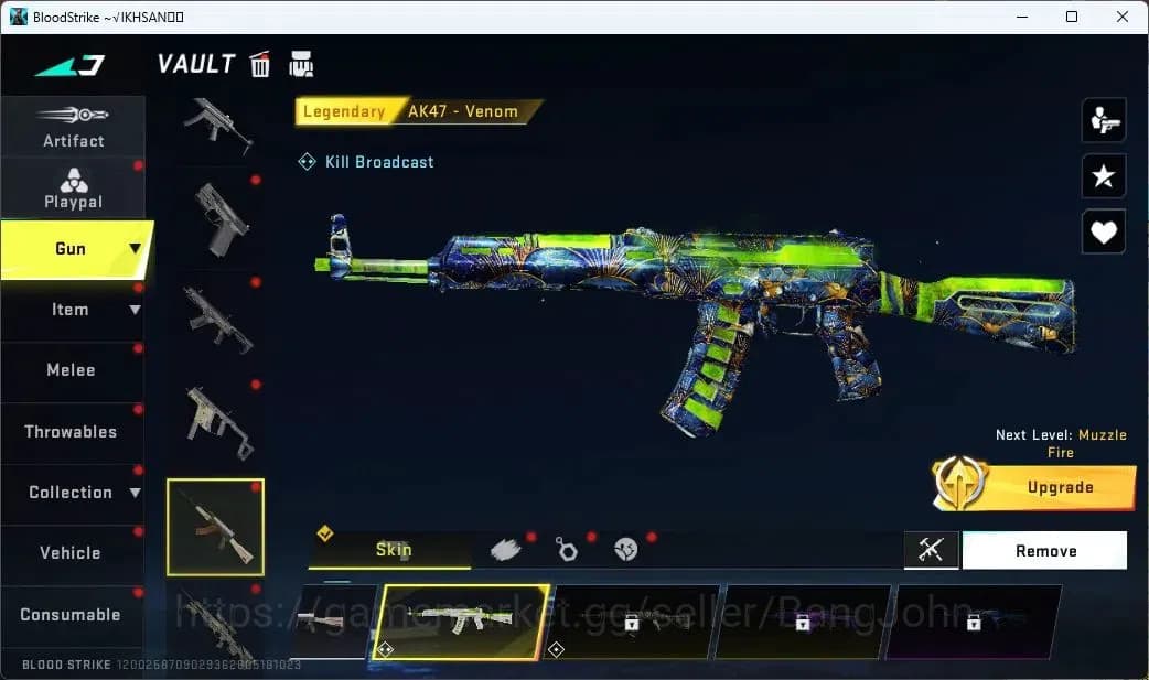 Blood Strike Accounts ASIA | Eternal Desert Eagle-Scorpio | 3 Legendary image 11