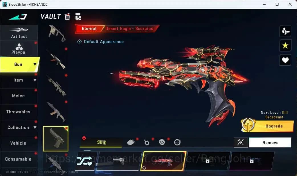 Blood Strike Accounts ASIA | Eternal Desert Eagle-Scorpio | 3 Legendary image 9