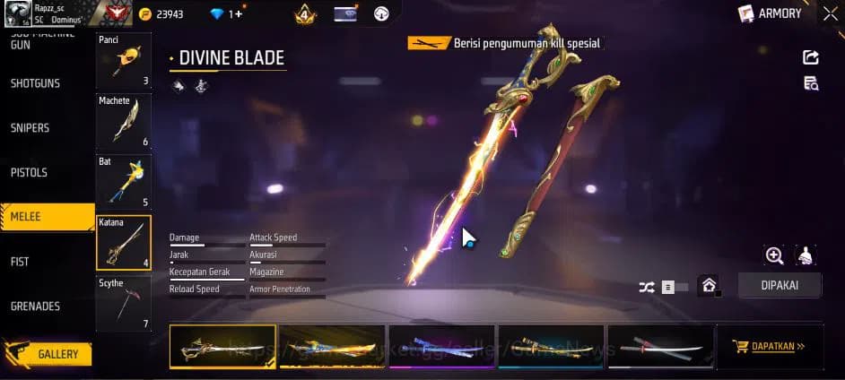 Free Fire Accounts Indonesia|M1887 Hand Of Hope|M1014 Scorpio S Lv4,T image 10