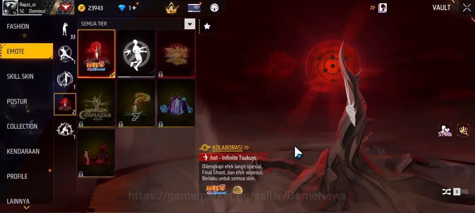 Free Fire Accounts Indonesia|M1887 Hand Of Hope|M1014 Scorpio S Lv4,T image 6