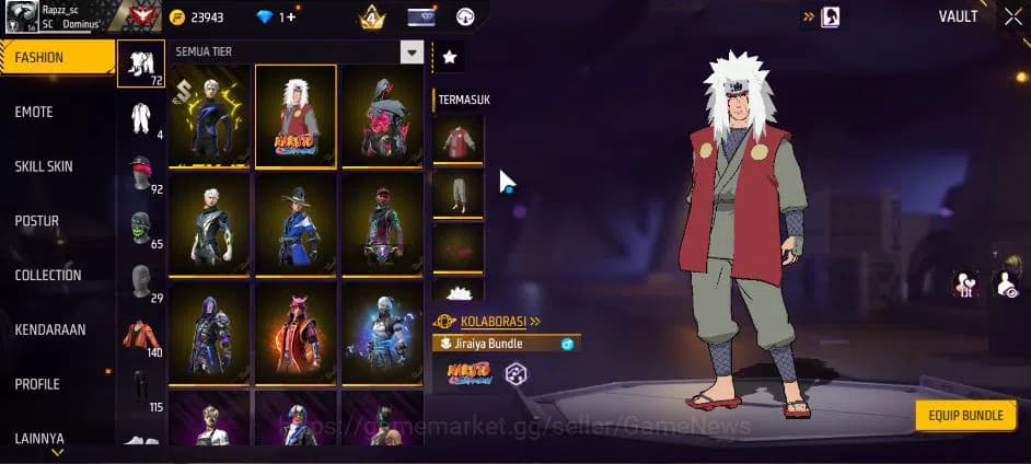 Free Fire Accounts Indonesia|M1887 Hand Of Hope|M1014 Scorpio S Lv4,T image 8