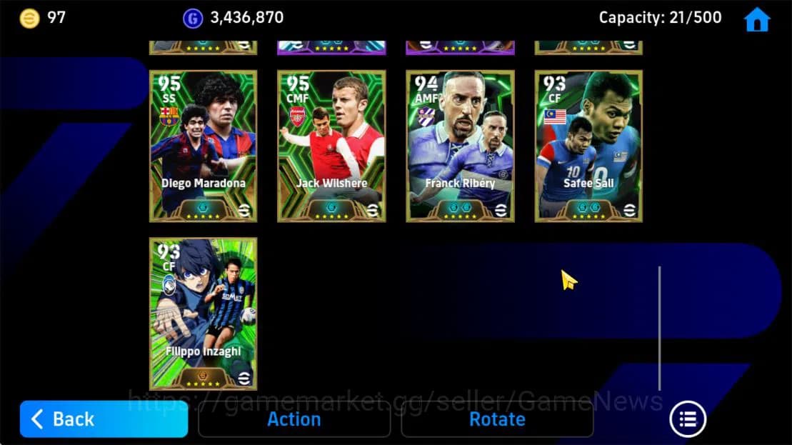 eFootball Accounts Mobile|Blitz Curler(Neymar Jr,Desire Doue),Phenom image 6