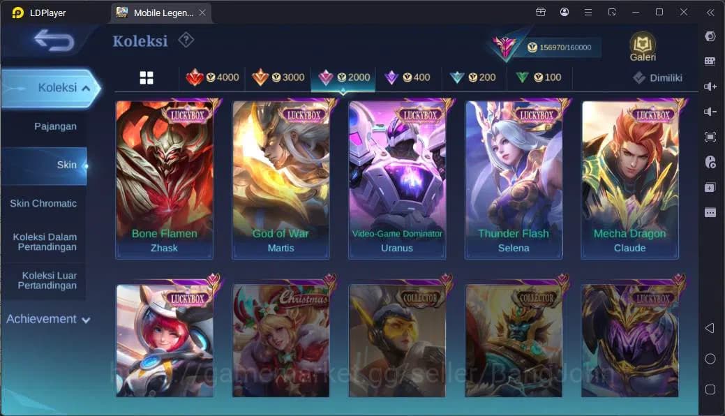 Mobile Legends: Bang Bang Accounts Hero 132|Skin 450|Legend Franco,KoF CHou+Gusion,Da image 8